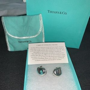 Tiffany & Co Elsa Peretti Bean Earrings